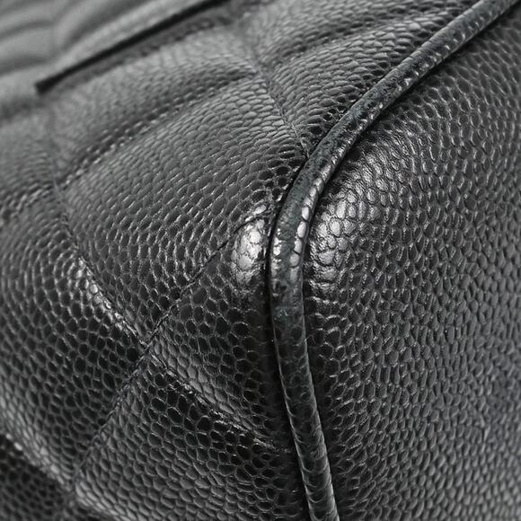 Authentic Chanel Black Calfskin Medallion Tote Handbag - Picture 5 of 10